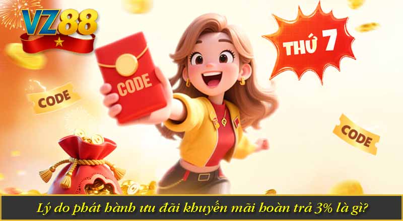Lý do phát hành ưu đãi khuyến mãi hoàn trả 3% là gì?