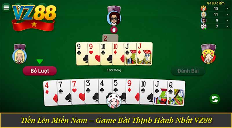 Tiến Lên Miền Nam – Game Bài Thịnh Hành Nhất VZ88