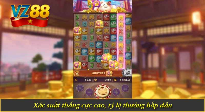 Xác suất thắng cực cao, tỷ lệ thưởng hấp dẫn